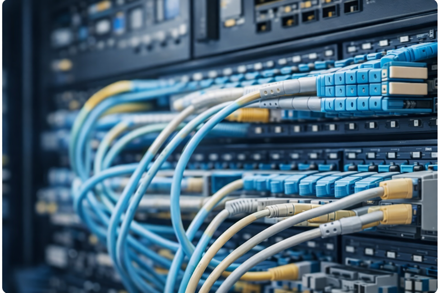 기업 서버실, 데이터센터, 네트워크 장비 환경에 최적의 유·무선 네트워크와 통합배선 시스템을 구축하는 랜공사 전문업체 시공 이미지